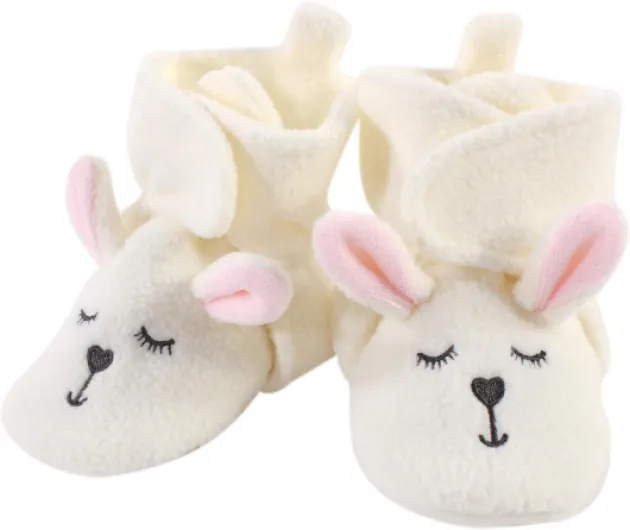 Unisex-Baby Cozy Fleece Booties 0-6 Months Infant Modern Bunny
