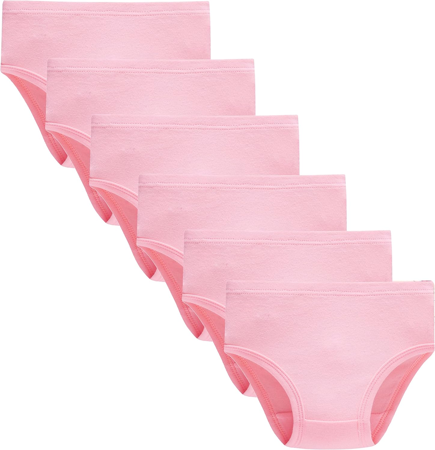 Little Girls' Soft Cotton Underwear Toddler Undies Kids panties 4 Fashion Assorted -Zh34-6 Pack