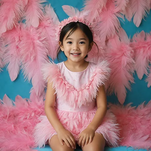 How to style a pink feather top for kids: playful looks and tips