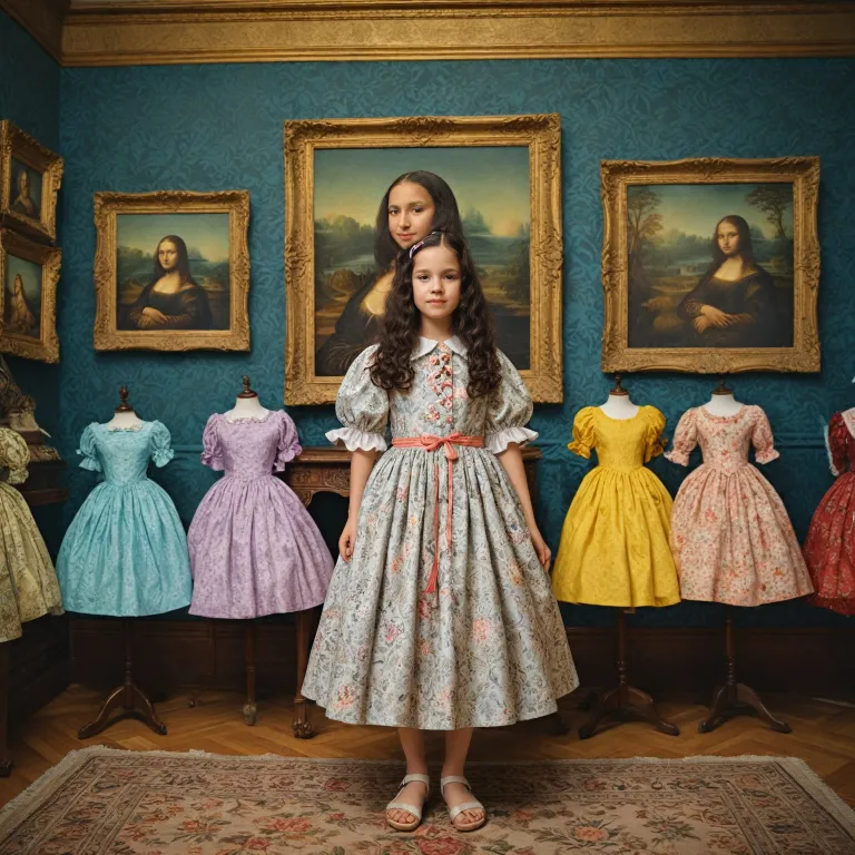 How the Mona Lisa dress inspires creativity in kids' fashion