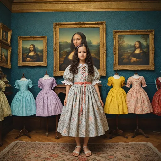 How the Mona Lisa dress inspires creativity in kids' fashion