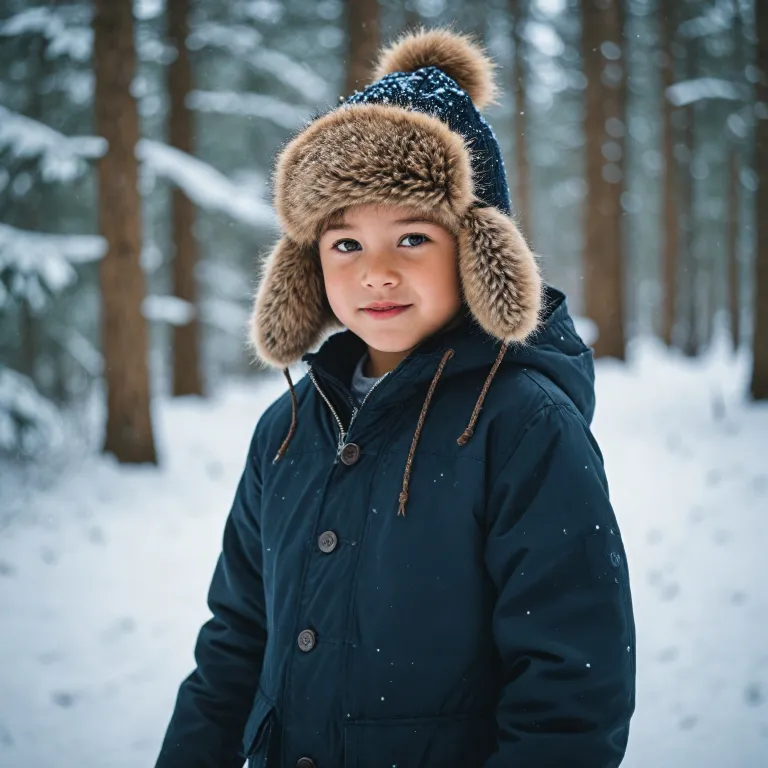 How to style a black fur trapper hat for kids: cozy and chic ideas