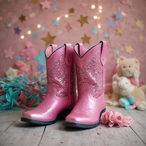 How pink glitter cowboy boots are redefining kids' fashion