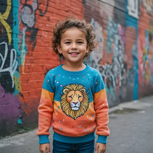 Why every fashion-forward kid needs a lion sweater in their wardrobe