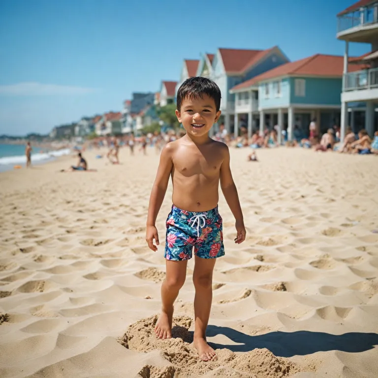 Make a splash with unique personalized swim trunks for kids