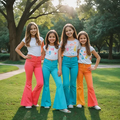 Why girls bell bottoms are making a stylish comeback in kids fashion