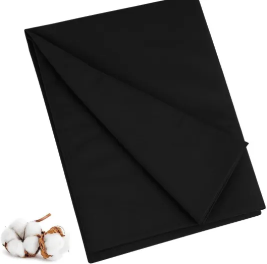 PEASUG 100% Cotton Muslin Fabric, 59 Inch X 5 Yards Muslin Fabric by The Yard, Medium Weight Draping Fabrics Suitable for Sewing Embroidery, Garments, Crafts Material-Black 5 Yards Black