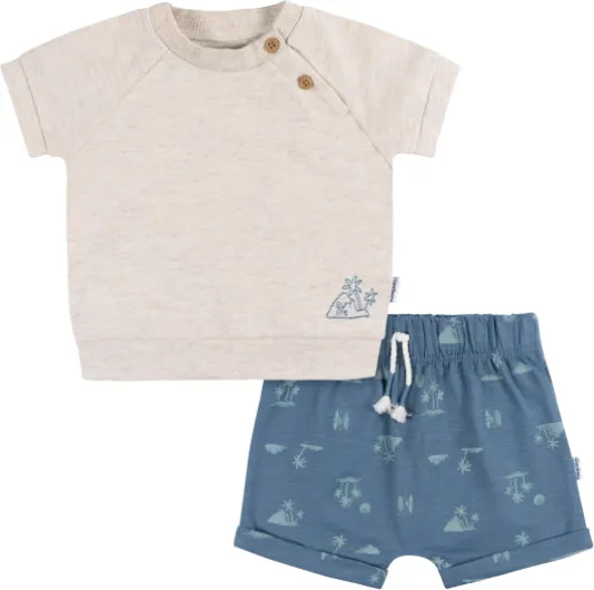 Baby-boys Toddler T-shirt and Shorts Set 6-9 Months Surf
