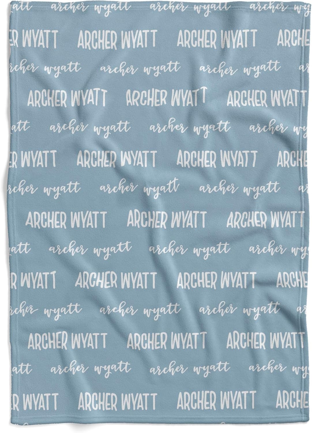 Personalized Baby Swaddle, Baby Name Sign for Hospital, Birth Announcement, Gender Reveal, Swaddles for Newborns, Baby Essentials, Blue Swaddles, (Swaddle Only)