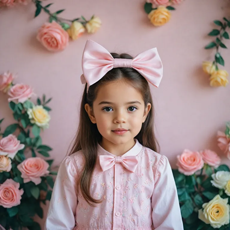 How to style a light pink bow for kids: playful and chic ideas
