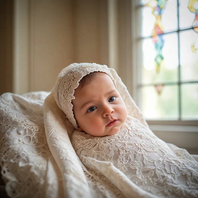 Christening blankets that wrap your baby in timeless ceremony elegance