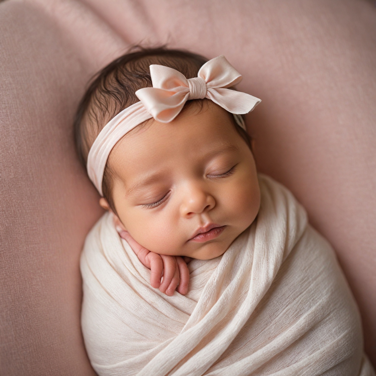 The bow swaddle: an elegant essential for fashion forward newborns