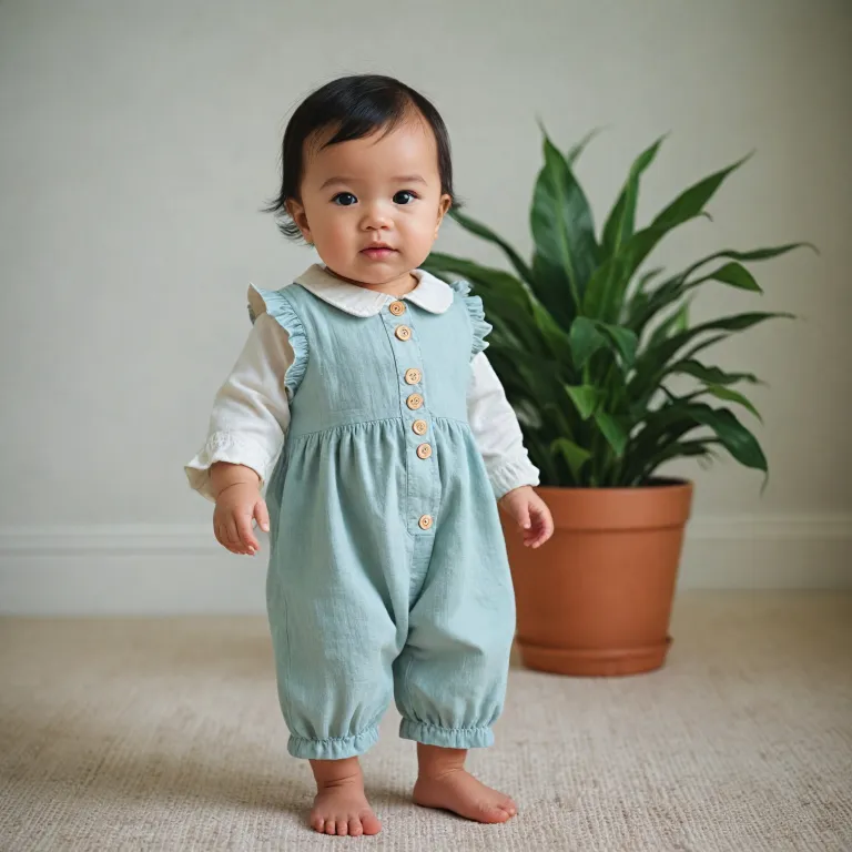 Elevated toddler romper style for fashion forward little ones