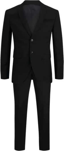 Jack & Jones Men's Jprfranco Check Suit Sn Suit (Pack of 2) 42 Black