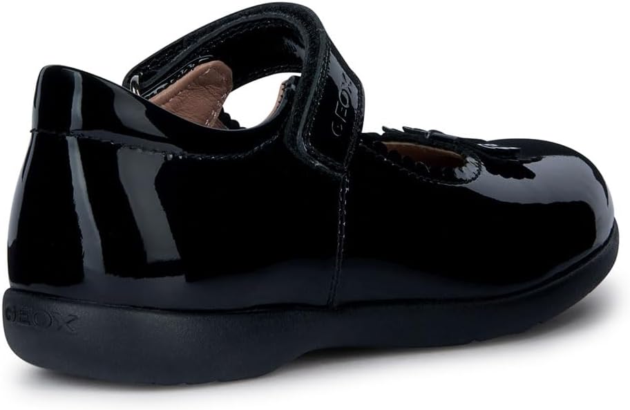 Geox Girl's J Naimara Girl aBallet Flat 2.5 UK Black