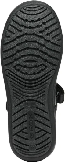 Geox Girl's J Hadriel Girl aBallet Flat 0.5 UK Black