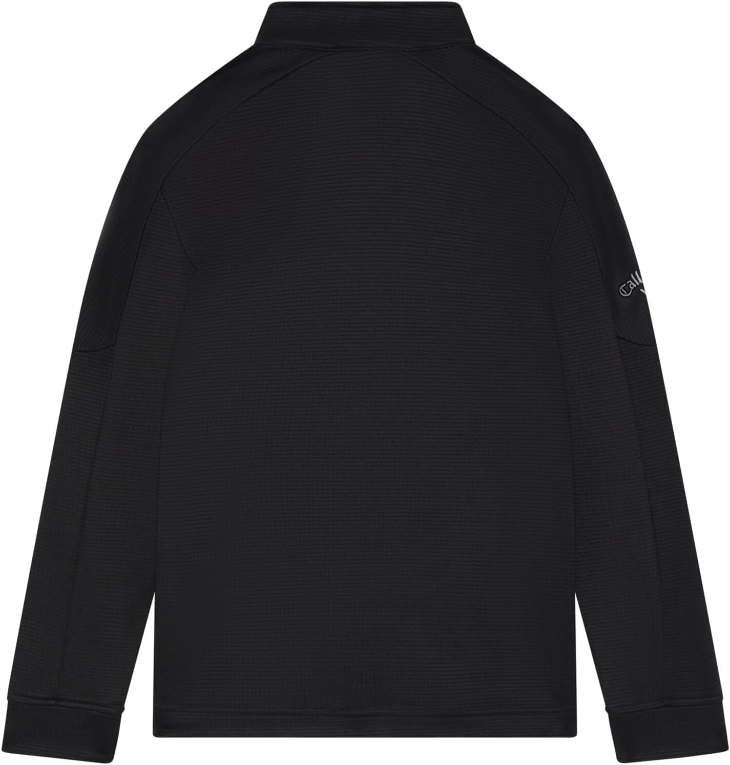 Callaway - Youth Unisex Golf Hex Fleece, Junior Base Layer for Boys and Girls, Thermal Quarter Zip, Long Sleeve Top L Caviar