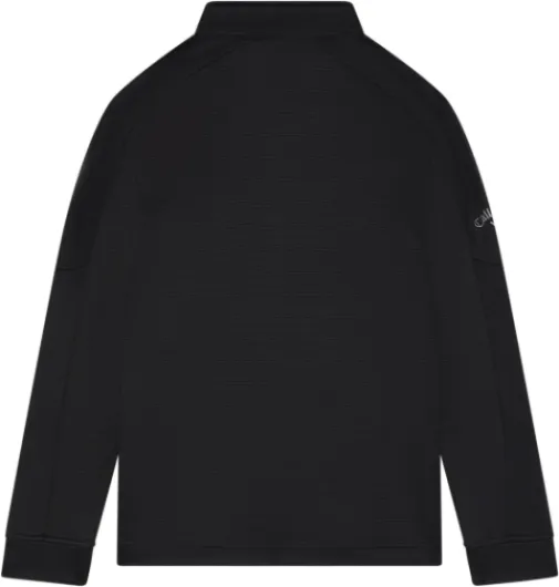 Callaway - Youth Unisex Golf Hex Fleece, Junior Base Layer for Boys and Girls, Thermal Quarter Zip, Long Sleeve Top L Caviar