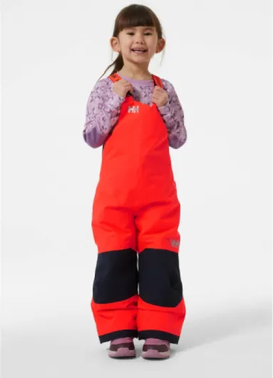 Helly Hansen unisex-child Rider 2 Bib Waterproof Insulated Winter Snow Pant Overalls Orange 2 Years