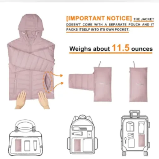 Outdoor Ventures Women's Lightweight Puffer Jacket Review: a packable everyday coat that keeps things simple