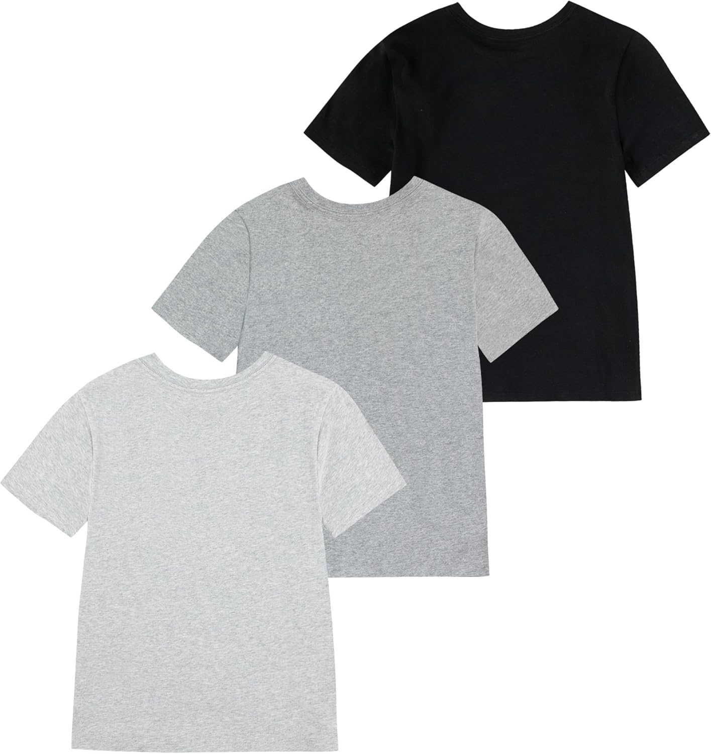 POLO RALPH LAUREN Boy's Multi-Pack T-Shirt Undershirt Multi-Pack T-Shirt Undershirt (Pack of 3) XL Black/Grey, Pack of 3