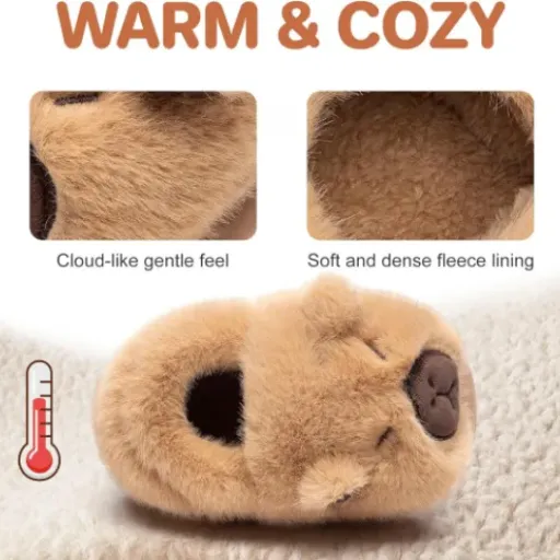 DRECAGE Toddler Kids Slippers Review: warm, cute house shoes that actually stay on tiny feet