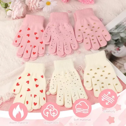 QKURT 6 Pairs Kids Magic Gloves Review: cheap backup gloves that do the job for mild winter days