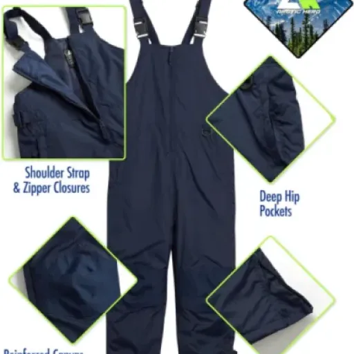 Arctic Hero Kids Snow Bibs Review: cheap, warm snow pants that actually survive rough play