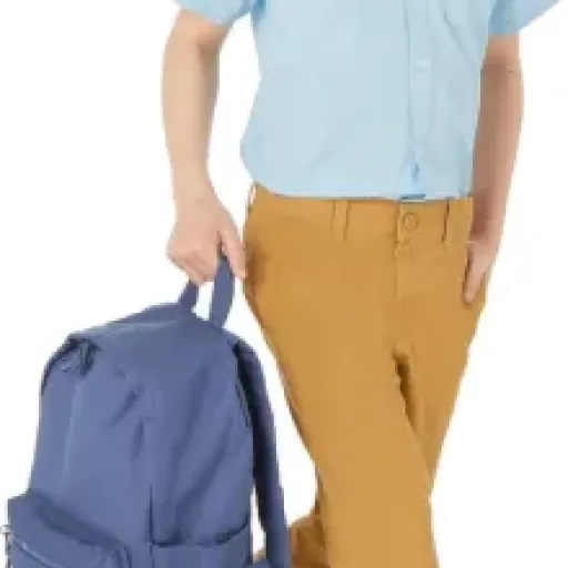 Amazon Essentials Boy's Uniform Chino Trousers Review: budget school pants that hold up better than you'd think