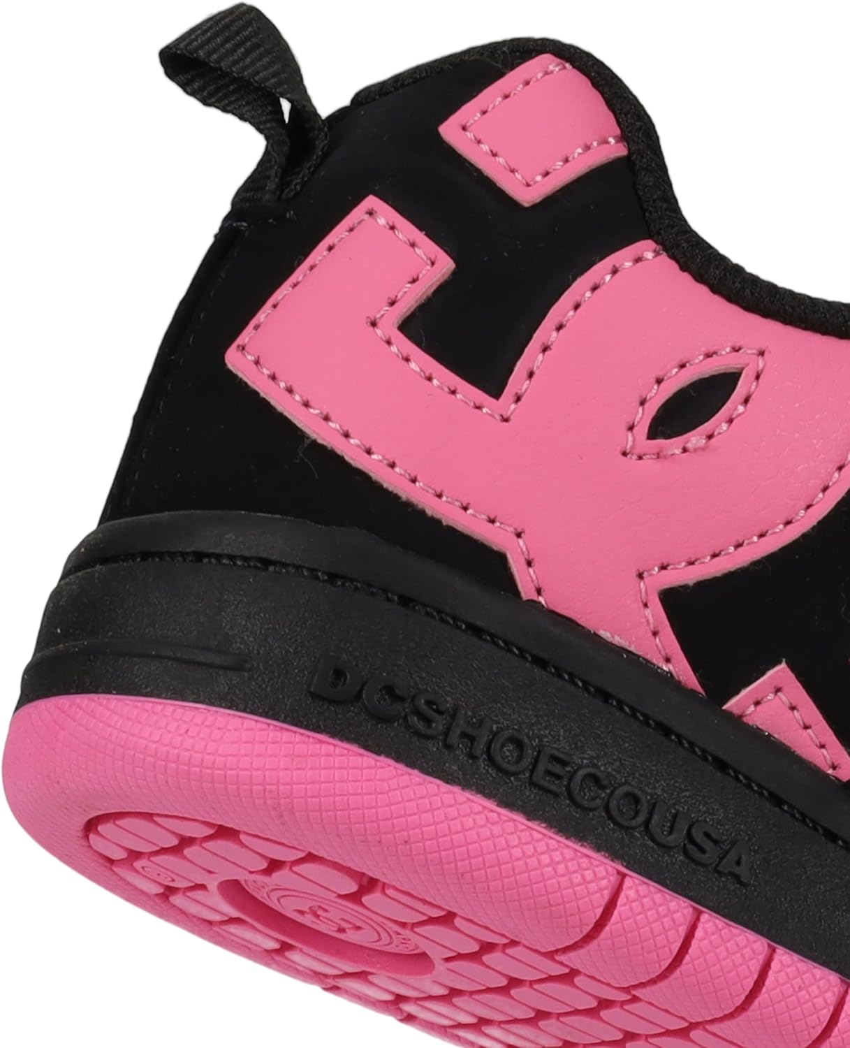 DC Unisex Kids Court GraffikSkate Shoe 5 UK Black Pink