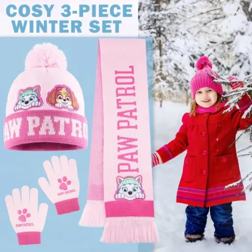 Paw Patrol Scarf Gloves & Winter Beanie Hat Set Review: cute, warm, and mostly hassle‑free for little fans