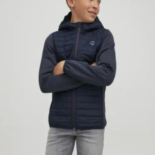 JACK & JONES Boy's Jjemulti Quilted Jacket Jr Review: a simple warm jacket that does the job for school days