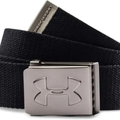 Under Armour Men's Webbing Golf Belt Review: tough everyday belt with a party trick buckle