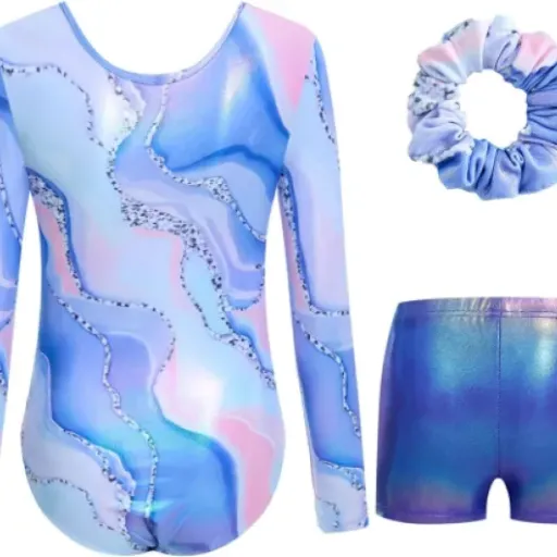 JiAmy Gymnastics Leotards for Girls Review: A flashy set that keeps kids comfy without breaking the bank