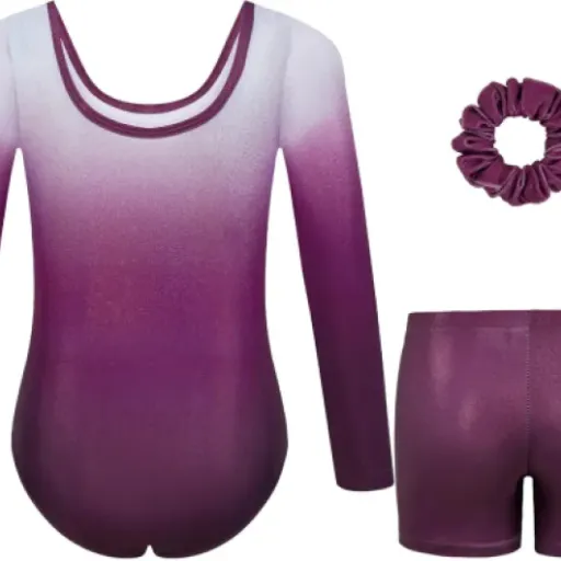 Gogokids Girls Three-Piece Gymnastics Leotards Review: a shiny set that keeps kids comfy without costing a fortune