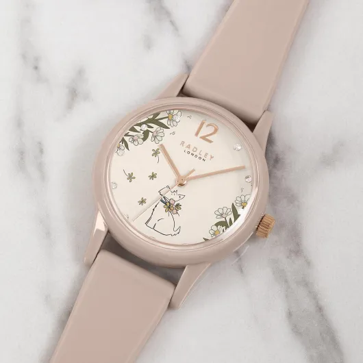 Women's Analog Quartz Watch with Silicone Strap RY21284