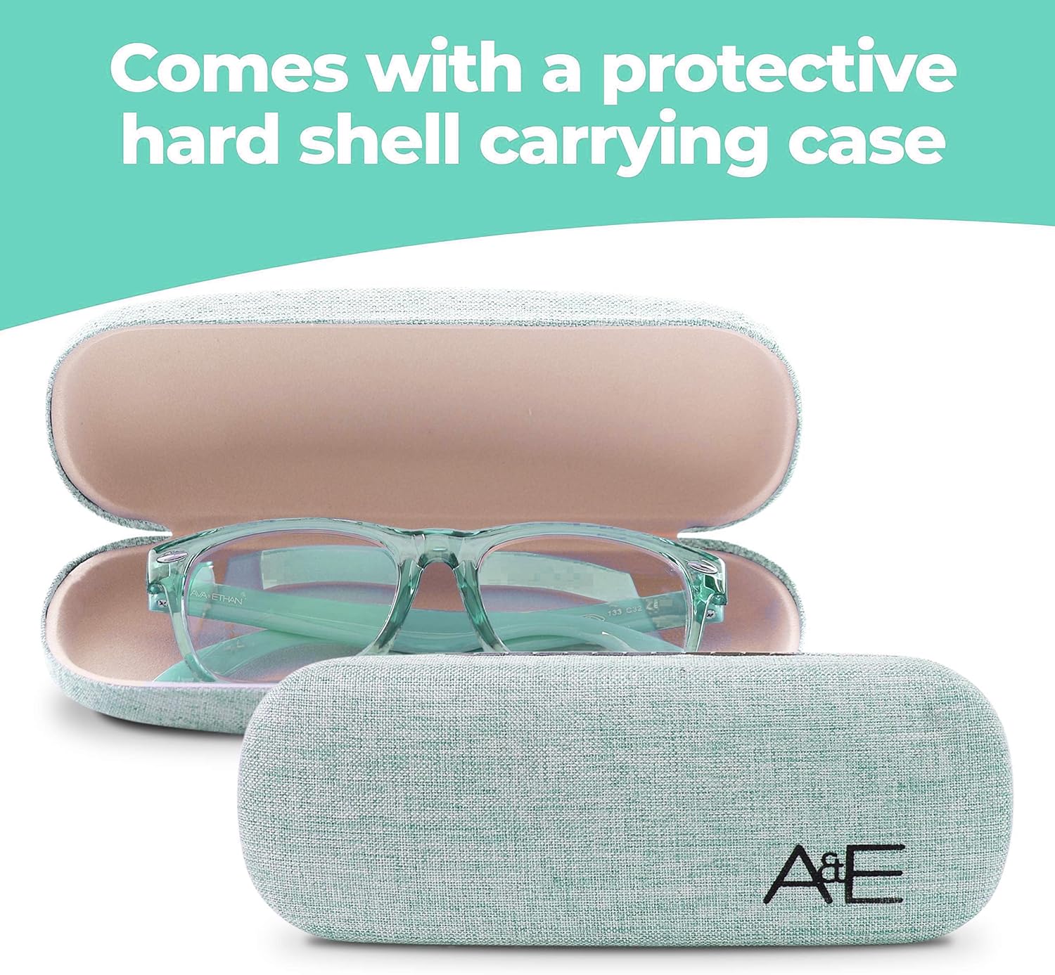 Unisex Kids Clear Lens Glasses Glasses (pack of 1) 1 an Jade