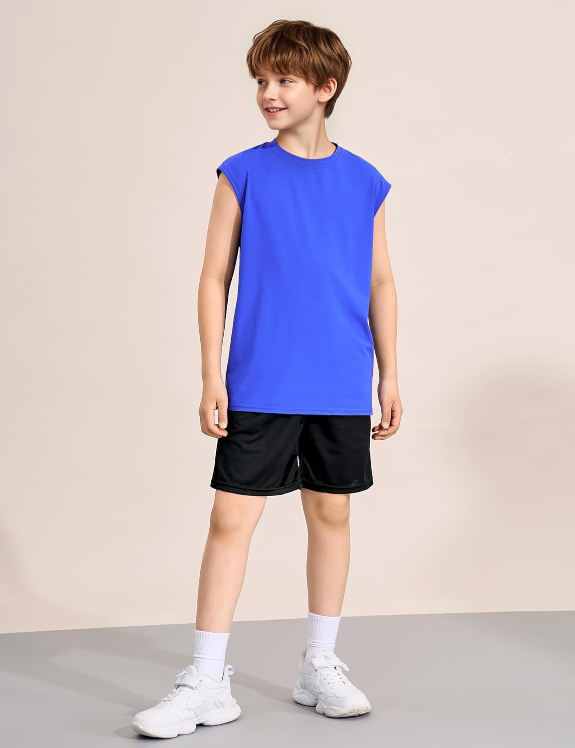 Somaibo Boy's Smb-cam1208 Sporty 11-12 Years White, Black, Blue