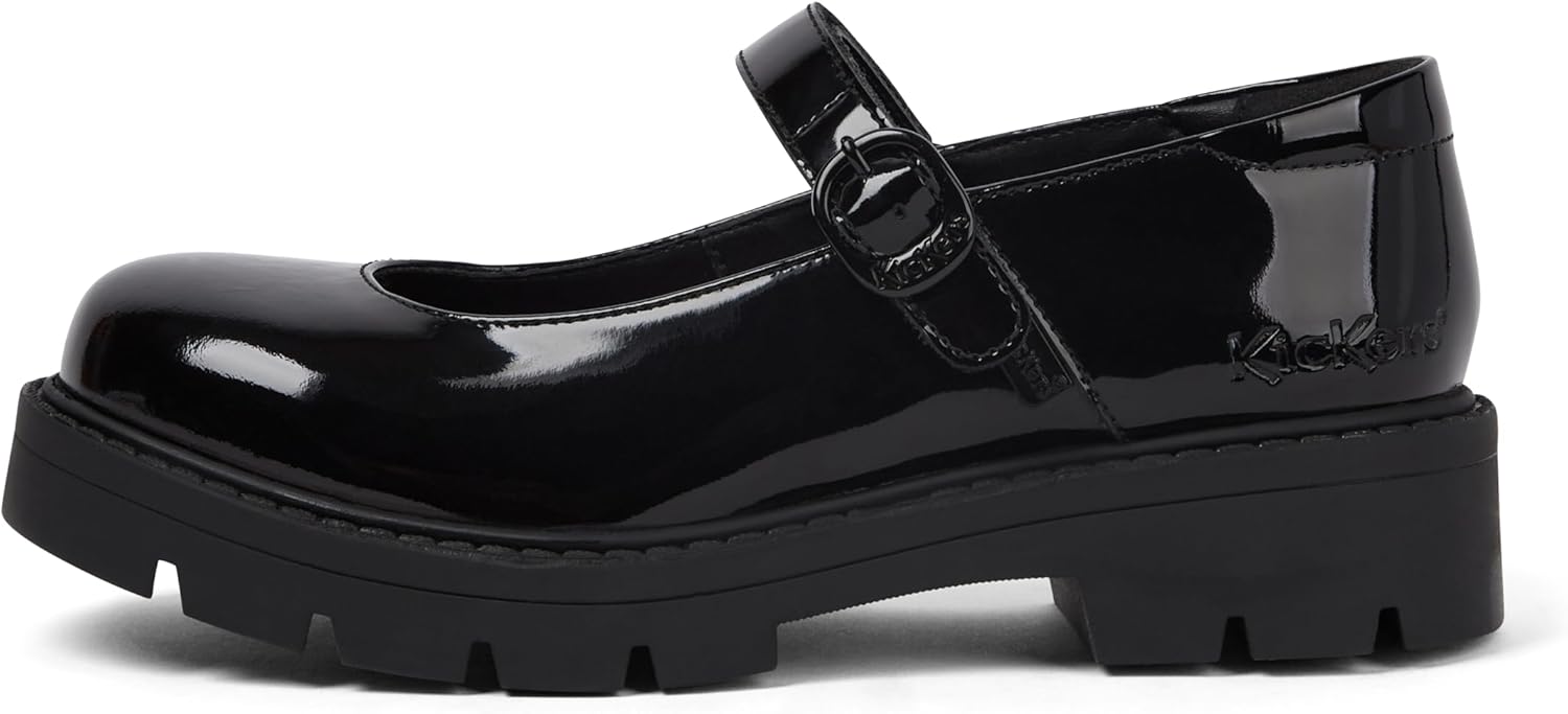Girl's Kori Mary Jane Doll Shoes, 6 UK Black
