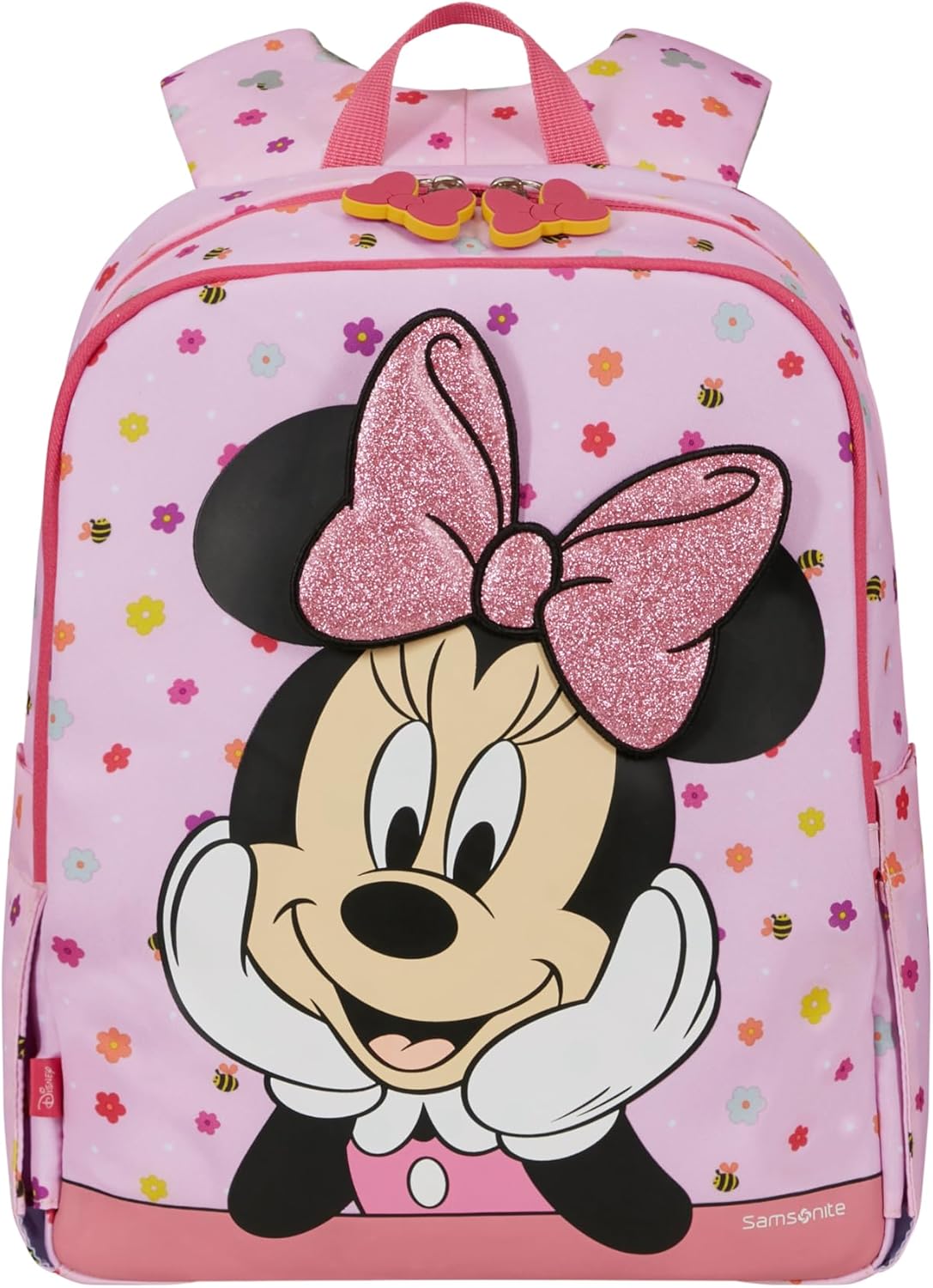 Samsonite Daydream Disney - Minnie Mouse Kids Backpack, 36 cm, 15 L - Ergonomic with Padded Shoulder Straps and Back Panel - Reflective Details - 2 Bottle Holders - Minnie Flower Power Daydream Disney Minnie Flower Power 36 cm