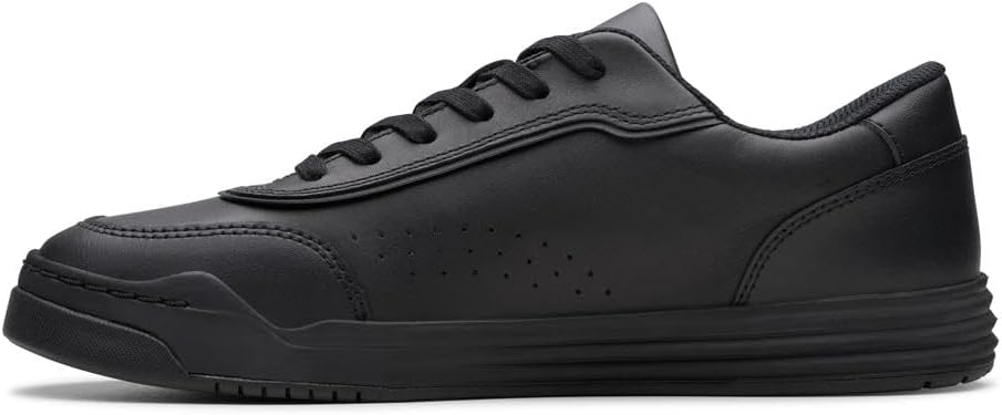 4 UK Black Leather