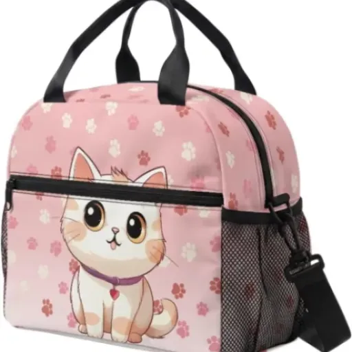 chaqlin Cute Cat Lunch Box Review: a practical little lunch bag that kids actually want to carry