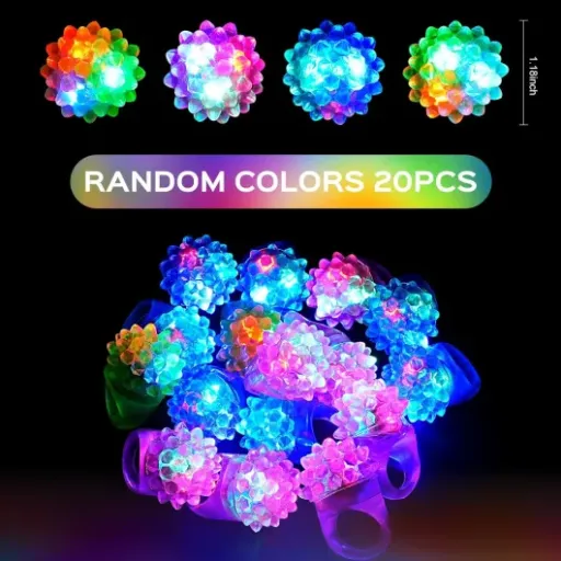 20Pcs LED Mood Rings for Kids Review: cheap party fillers that do the job (with a few caveats)