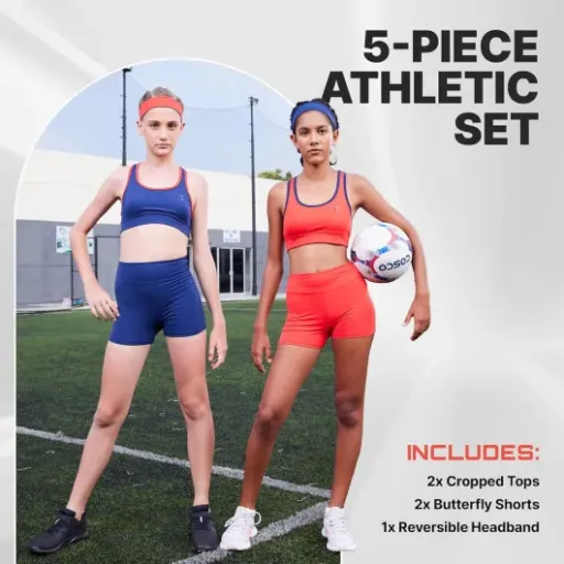 Essenclo Girls Athletic Set Review: a practical 5-piece outfit for active kids