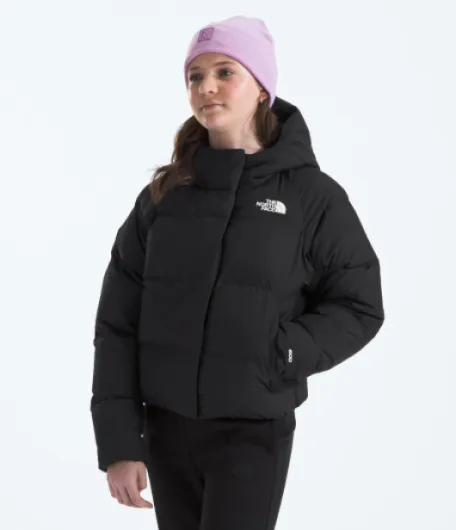 The Noth Face Girl's North Down Hooded Down Jacket (pack of 1) 6 Years Tnf Black