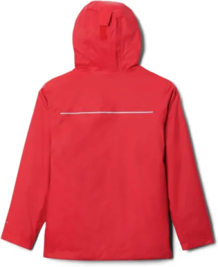 Boy's Watertight Jacket, Waterproof and Breathable Rain Jacket XS Mountain Red