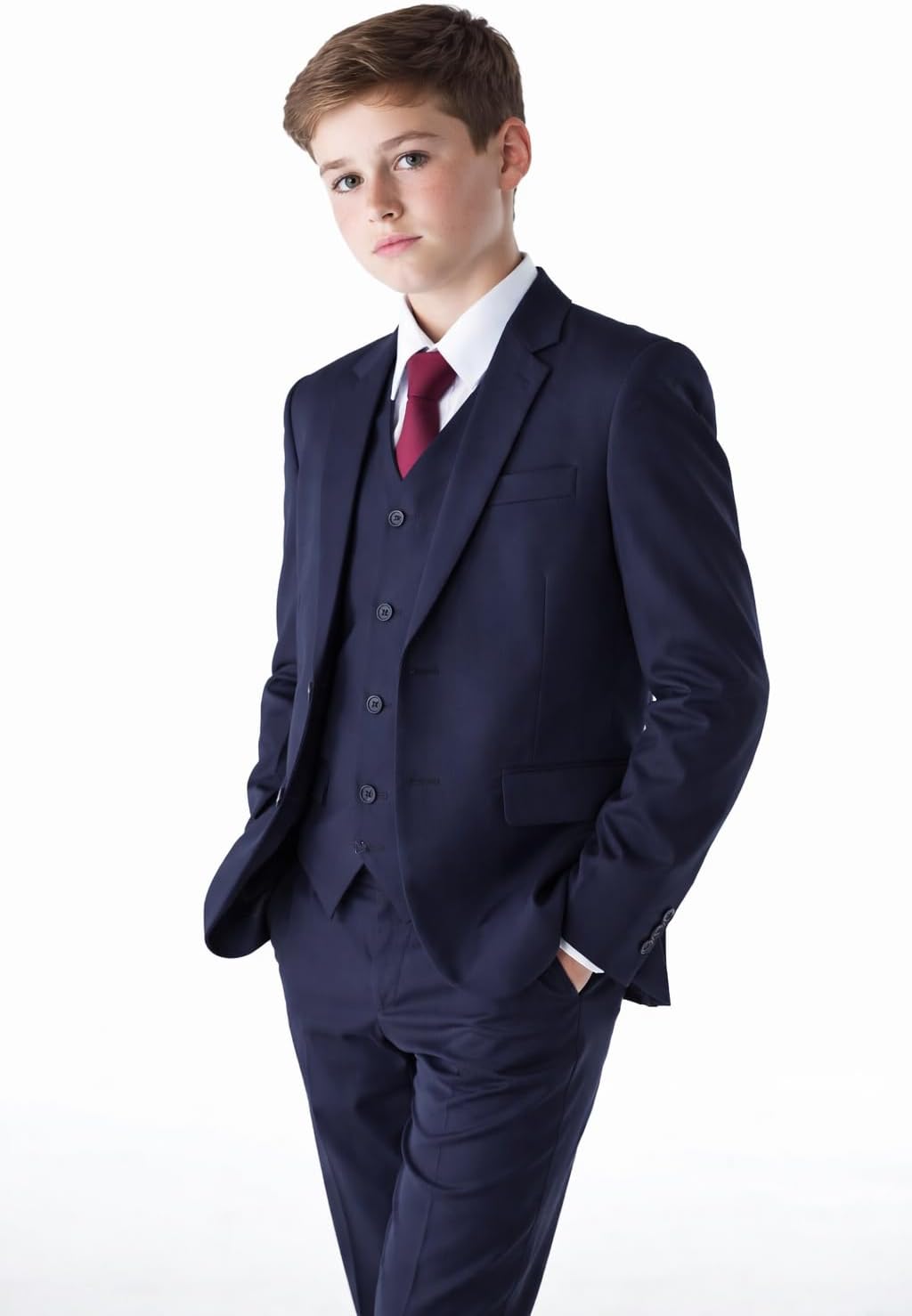 Boys Navy Suit - Boys Wedding & Prom Suit, 3-6m to 14 Years 12 Years Navy