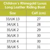 Rhinegold Elite Luxus Childs Riding Boots Review: soft leather long boots that feel broken-in from day one