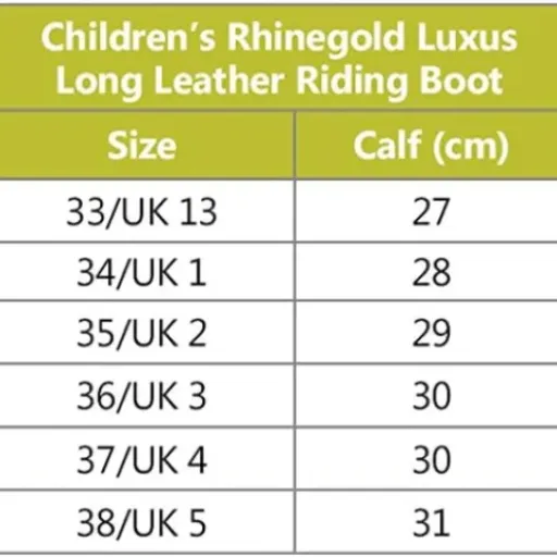 Rhinegold Elite Luxus Childs Riding Boots Review: soft leather long boots that feel broken-in from day one