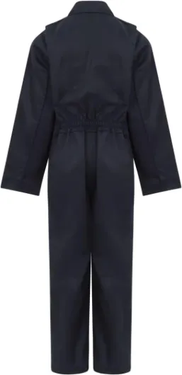 Childrens Childs Kids Boys Girls Boilersuit Overalls Coverall Boiler Suit 1-14 Years 11-12 Years (32" Chest Navy Blue